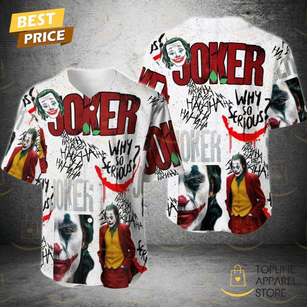 2024 Ha Ha Ha Ha Joker Why So Serious Baseball Jersey