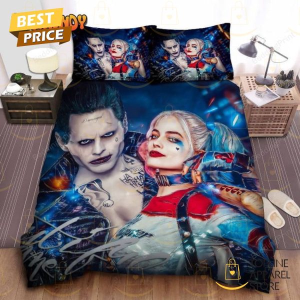 Joker And Harley Quinn Halloween Bedding Set