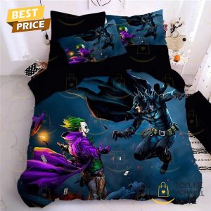 Batman And Joker Design Bedding Set