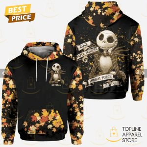 Krystal – Rock Paper Scissors Throat Punch, I Win Jack Skellington Hoodie