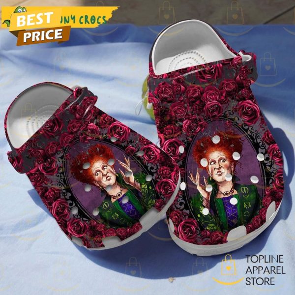 Winifred Sanderson Hocus Pocus Rose Crocs