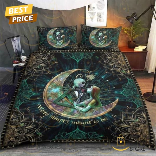 Halloween Jack Skellington And Sally Were Simply Meant To Be Bedding Set