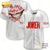 Joker Harley Quinn Hahaha Why So Serious Baseball Jersey – Black