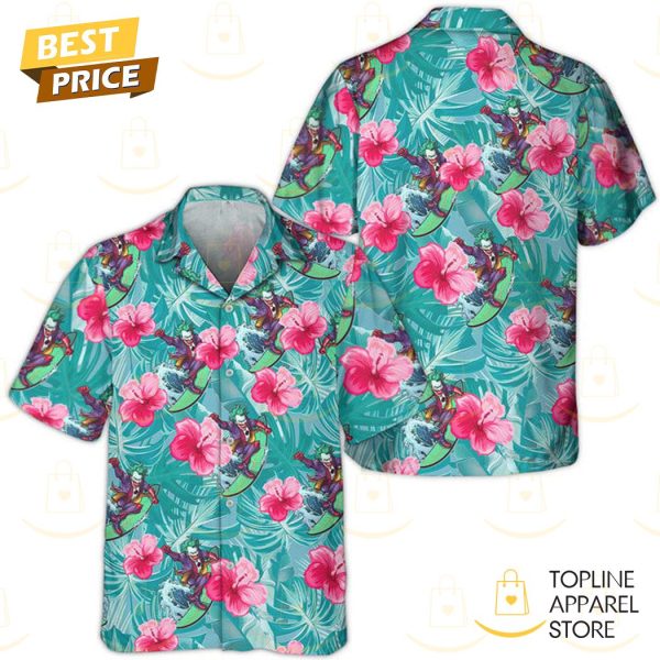 Tropical Summer Flower Joker Design Hawaiian Shirt