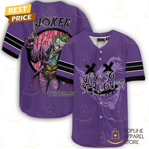 Joker – Why So Serious Baseball Jersey