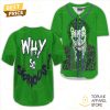 Joker – Why So Serious Baseball Jersey – Black