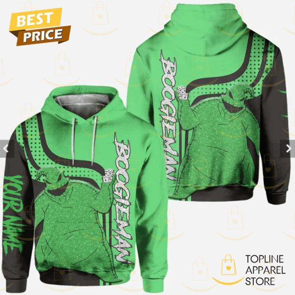 Personalized Boogieman Design Hoodie – Green