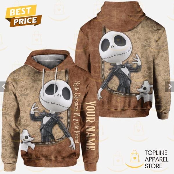 Personalized Hello Darkness My Old Friend Jack Skellington Hoodie