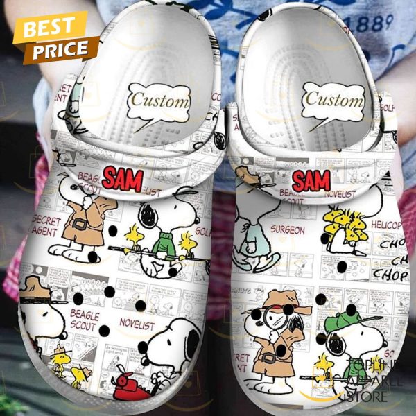 Personalized Snoopy – Beagle Scout Crocs