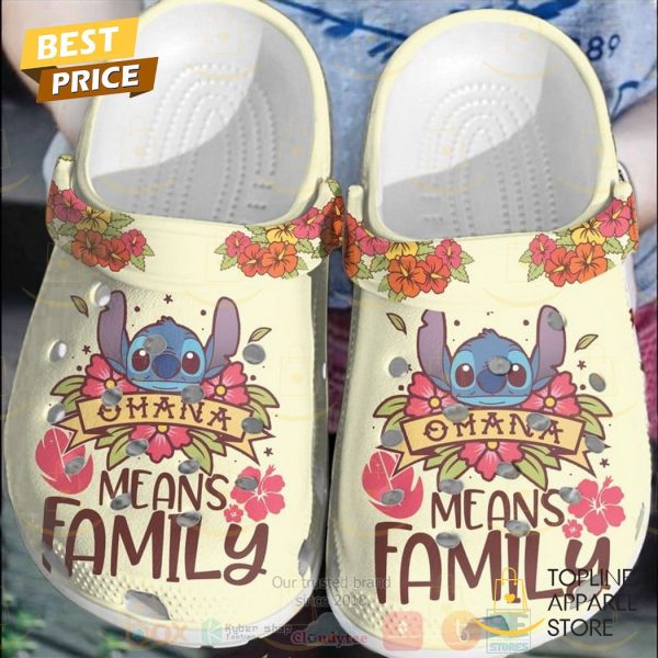 Personalized Stitch – Ohana Means Family Crocs