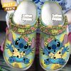 Personalized Straw Doll Cute Stitch Crocs