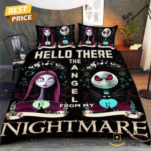 Hello There The Angle From My Nightmare Jack Skellington And Sally Bedding Set