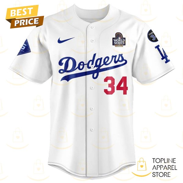 Los Angeles Dodgers 2024 Fernando Valenzuela Baseball Jersey