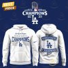 2024 Los Angeles Dodgers Eight Times World Series Champions Hoodie – Blue