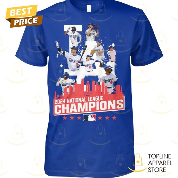 2024 National League Champions Los Angeles Dodgers Unisex T-Shirt