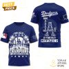 Los Angeles Dodgers 2024 National League Champions Shohei Ohtani 3D T-Shirt