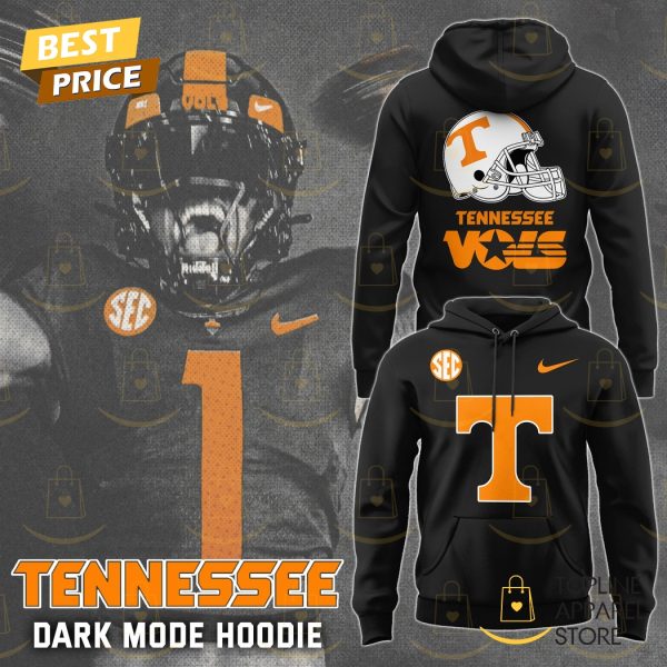 2024 Tennessee Volunteers Dark Mode Hoodie – Black