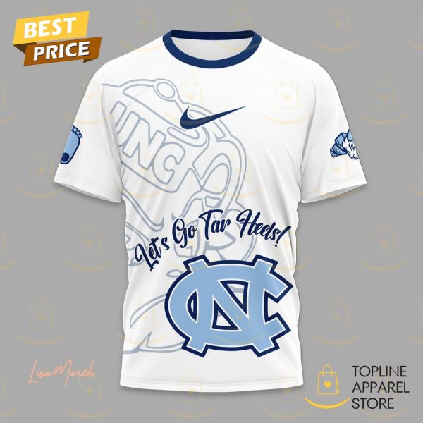 Personalized North Carolina Tar Heels – Let Go Tar Heels 3D T-Shirt