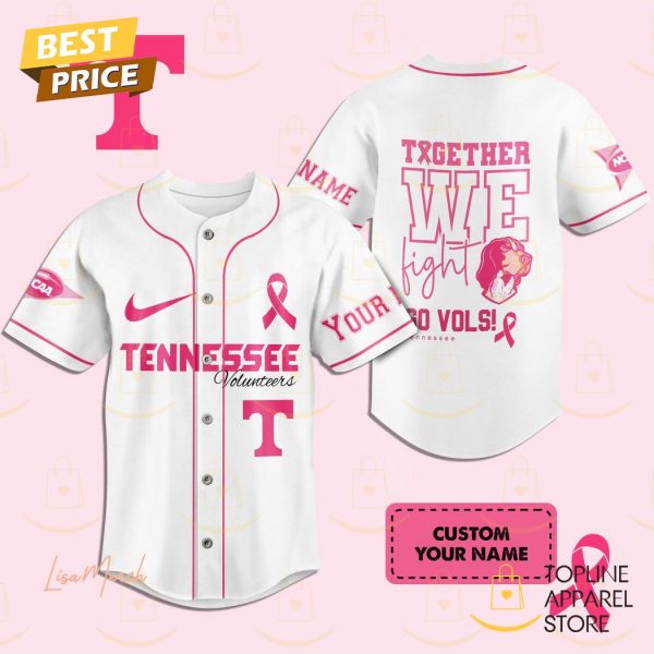 Tennessee Volunteers Together We Fight – Go Vols Baseball Jersey