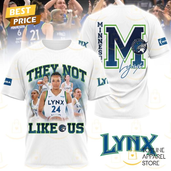 They Not Like Us Minnesota Lynx 3D T-Shirt