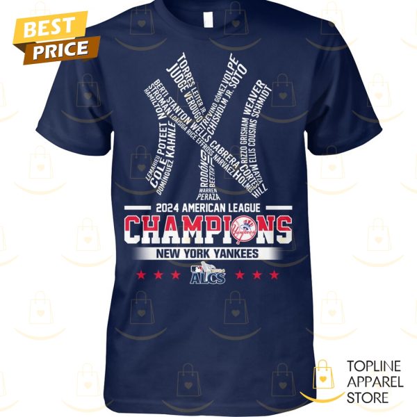 2024 American League Champions New York Yankees ALCS Logo Unisex T-Shirt