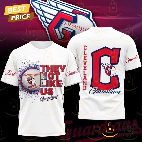 Cleveland Guardians – They Not Like Us 3D T-Shirt