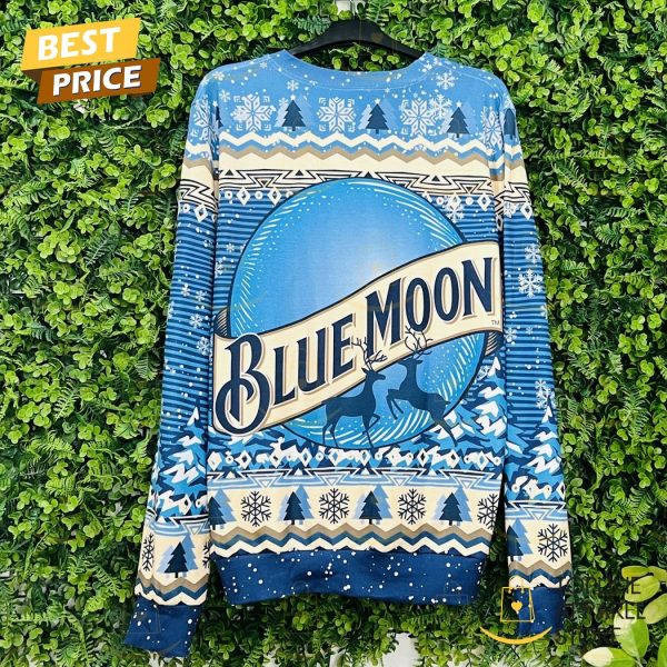 2024 Blue Moon Beer Ugly Christmas Sweater