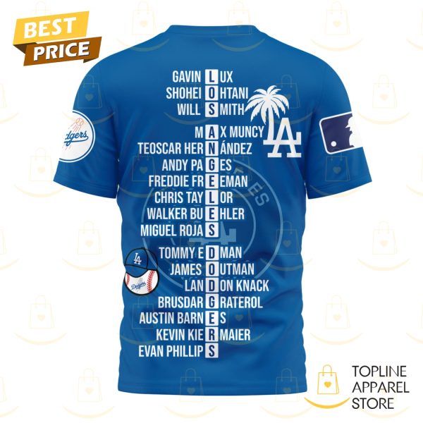 National League Champions 2024 Los Angeles Dodgers 3D T-Shirt