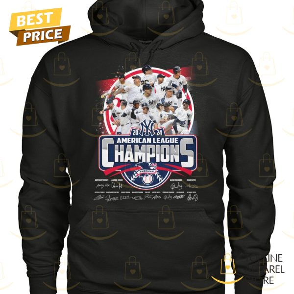 2024 American League Champions New York Yankees Signature Unisex T-Shirt