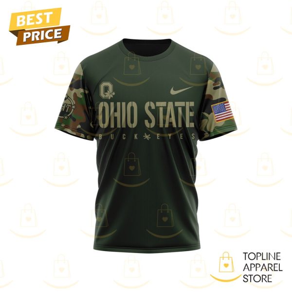 Ohio State Buckeyes Go Bucks 3D T-Shirt