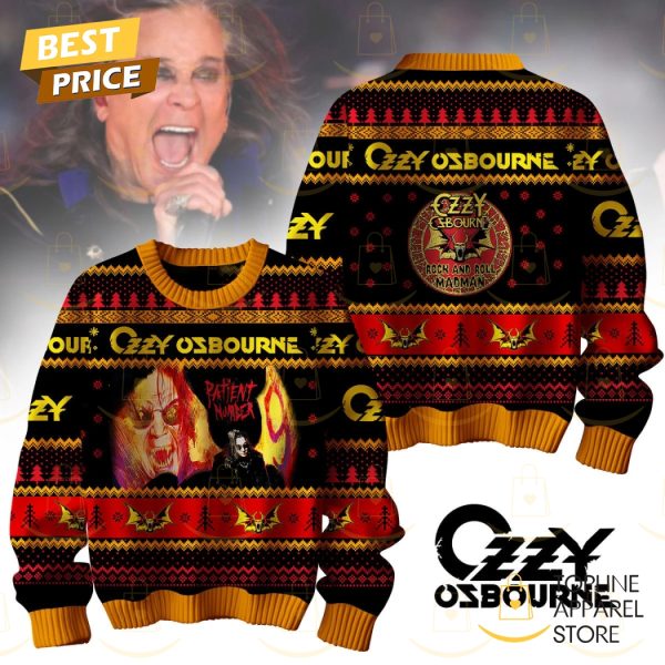 Ozzy Osbourne Patient Number 9 Sweater