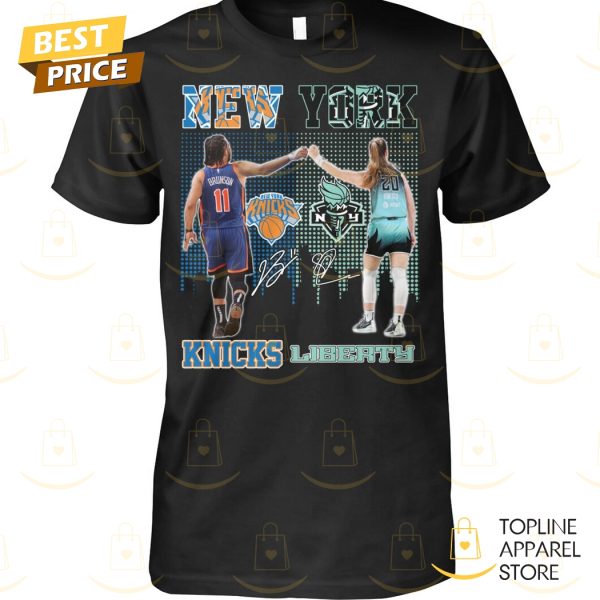 New York Knicks x New York Liberty Signature Unisex T-Shirt