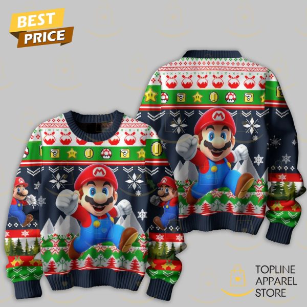 Super Mario Merry Christmas Sweater