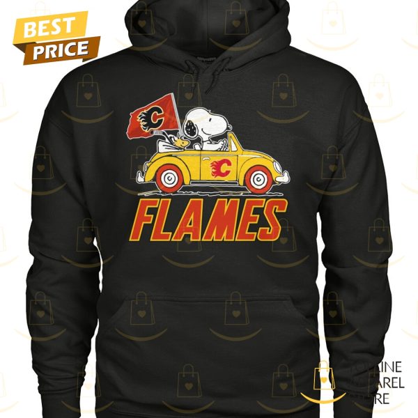 2024 Snoopy x Calgary Flames Unisex T-Shirt