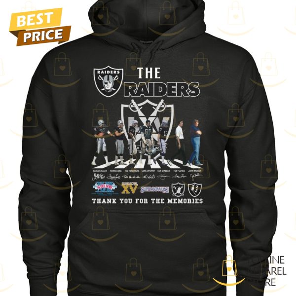 The Las Vegas Raiders Signature Thank You For The Memories Unisex T-Shirt