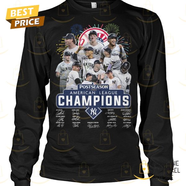 Postseason 2024 American League Champions Signature Unisex T-Shirt