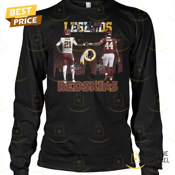 Washington Redskins Sean Taylor x John Riggins Legends Signature Unisex T-Shirt