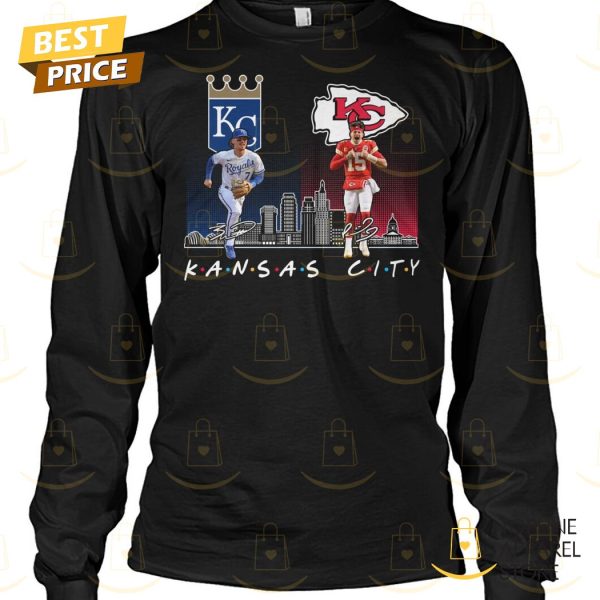 2024 Kansas City Chiefs x Kansas City Royals Signature Unisex T-Shirt