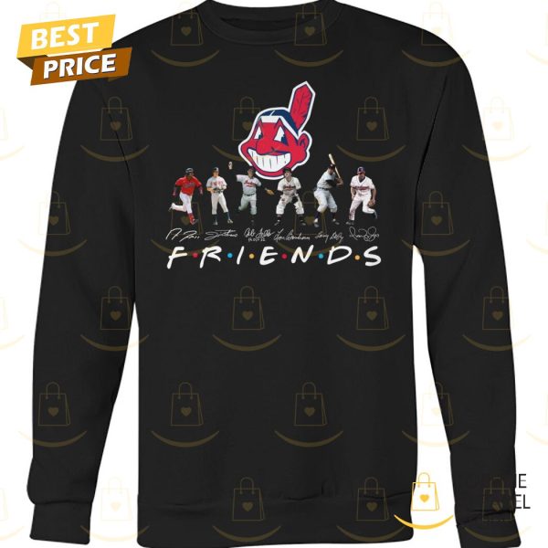 Cleveland Guardians Friends Signature Unisex T-Shirt