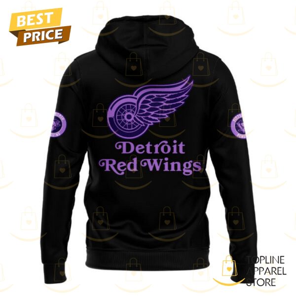 Detroit Red Wings x Hockey Fights Cancer 2024 Hoodie