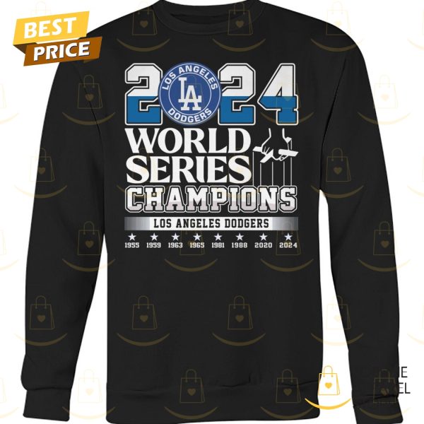 Los Angeles Dodgers Eight Times World Series Champions Unisex T-Shirt