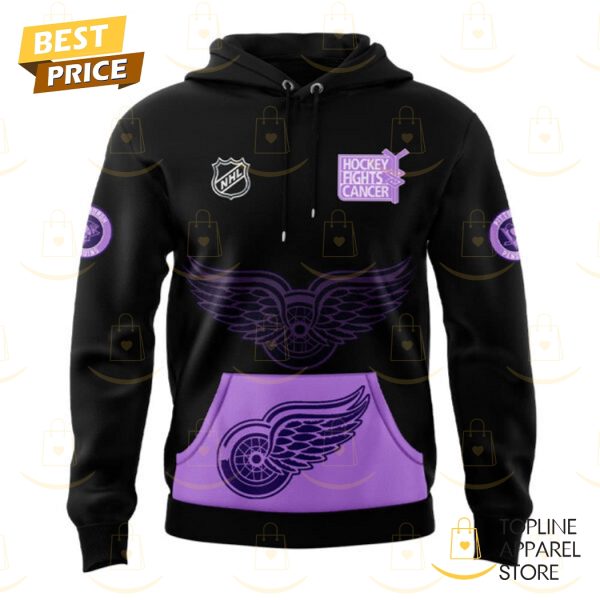 Detroit Red Wings x Hockey Fights Cancer 2024 Hoodie