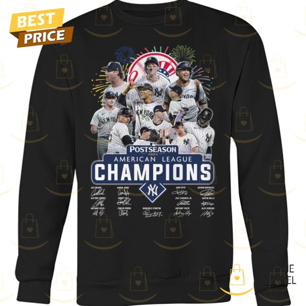 Postseason 2024 American League Champions Signature Unisex T-Shirt