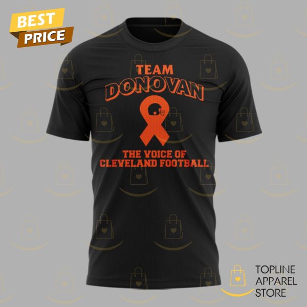 Team Donovan The Voice Of Cleveland Browns 3D T-Shirt