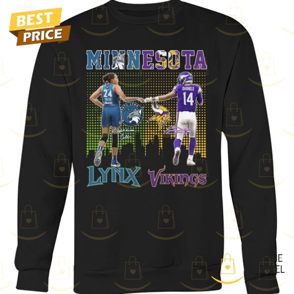 Minnesota Lynx x Minnesota Vikings Signature Unisex T-Shirt