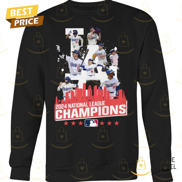 2024 National League Champions Los Angeles Dodgers Unisex T-Shirt