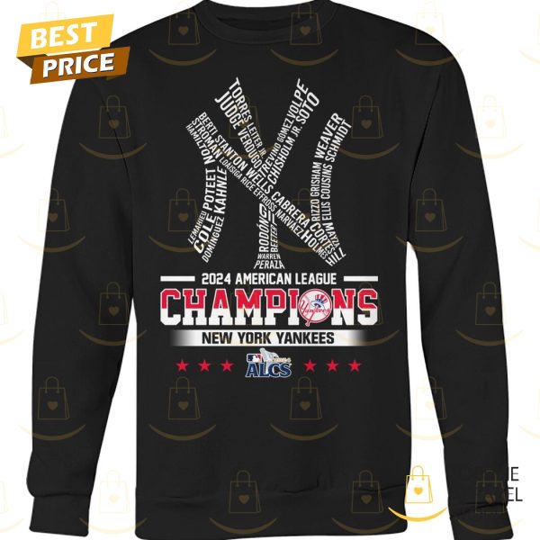 2024 American League Champions New York Yankees ALCS Logo Unisex T-Shirt