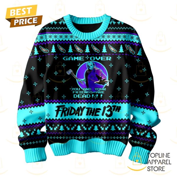 Jason Voorhees Game Over – Friday The 13th Sweater