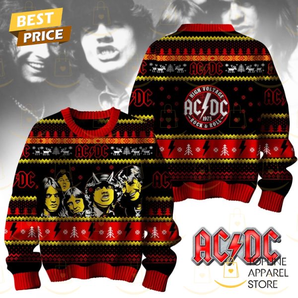 AC DC High Voltage Rock And Roll Sweater