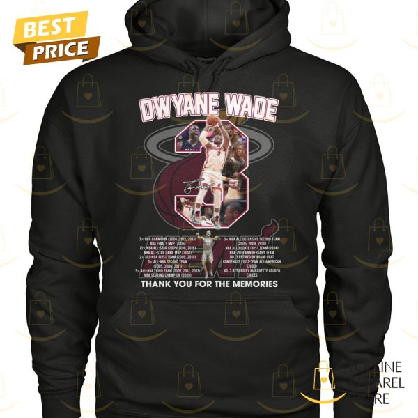 Dwyane Wade Miami Heat Signature Thank You For The Memories Unisex T-Shirt